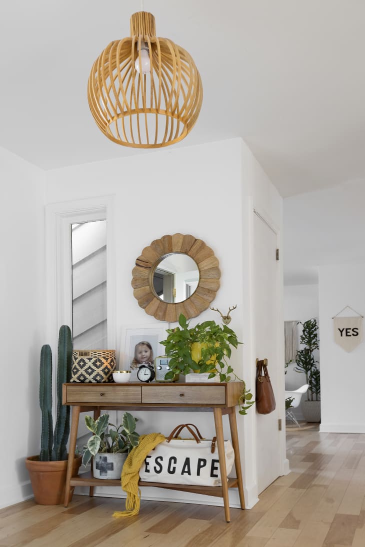 Apartment therapy store entryway